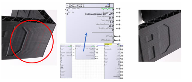 LMC Shaping Class gecombineerd met een KV_controller en een _LMCAxis Object lmc shaping expl