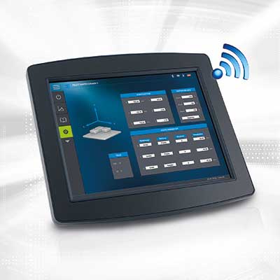 De wireless handheld panel HGW 1031 van SIGMATEK HGW1031 400px