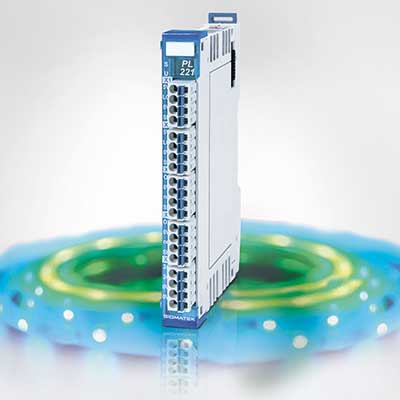 Processen weergeven via LED-strips met de PL 221 van SIGMATEK PL221 400px