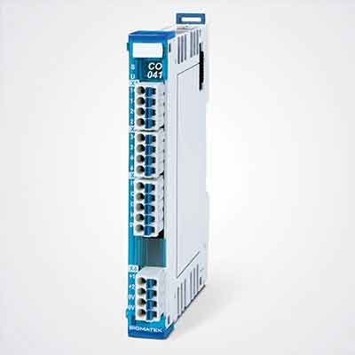 Uiterst precies kleppen besturen met de CO 041 van SIGMATEK S DIAS CO 041 400px