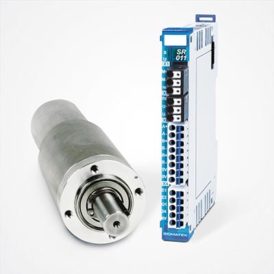 Precisie besturing en regelen van DC motoren met de SR 011 van SIGMATEK S Dias SR011 Motor 400px