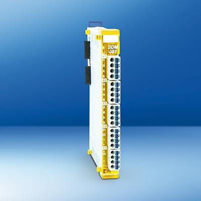 De S-DIAS Safety Mixed Module SDM 081 biedt grote flexibiliteit met veilige in - en uitgangen. SDM081 400px